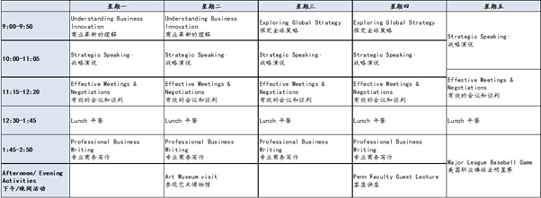 2016年赴宾夕法尼亚大学沃顿商学院夏季商科生IBC项目招生公告