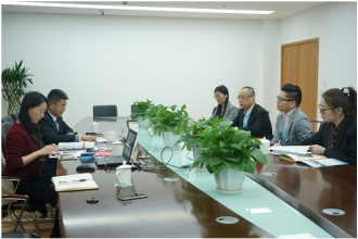 喜来山中澳国际健康教育集团一行访问我校