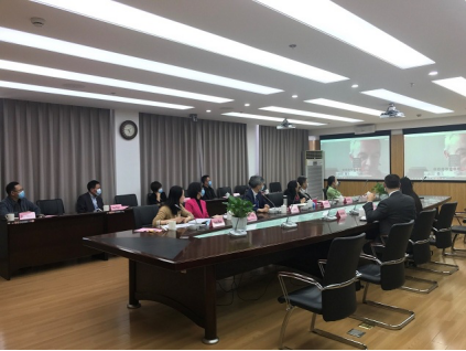 我校与瑞士洛桑酒店管理学院中外合作事宜召开视频会议