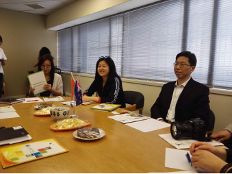 上海商学院代表团出访澳新