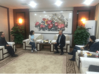 贺瑛副校长一行会见新西兰UUNZ商学院校长陈金明