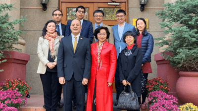 贺瑛副校长拜会哥伦比亚驻华大使路易斯