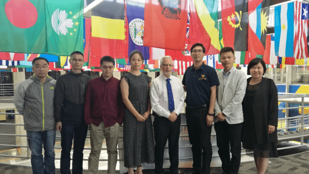 赴美国西弗吉尼亚大学培训