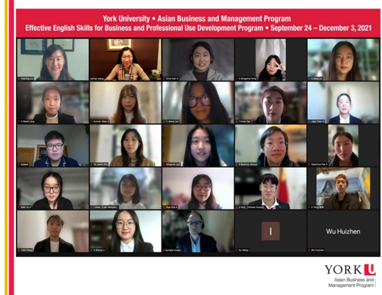 约克大学课程学习小结 商务英语202班 盛莉