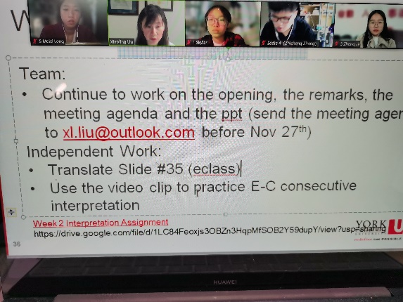 龙美希-约克大学课程学习心得小节