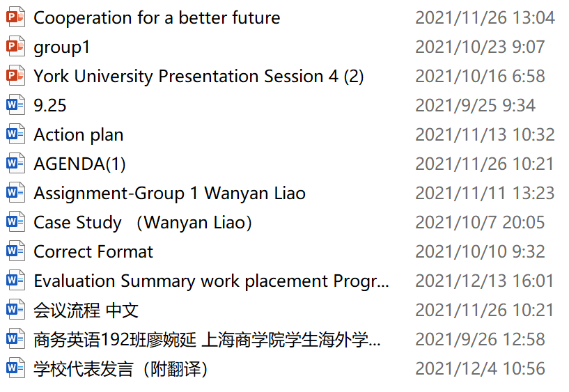 课程小结 廖婉延 中文