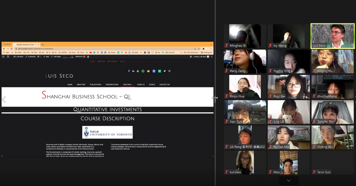 我校加拿大多伦多大学量化投资基础线上专业课程项目正式开班