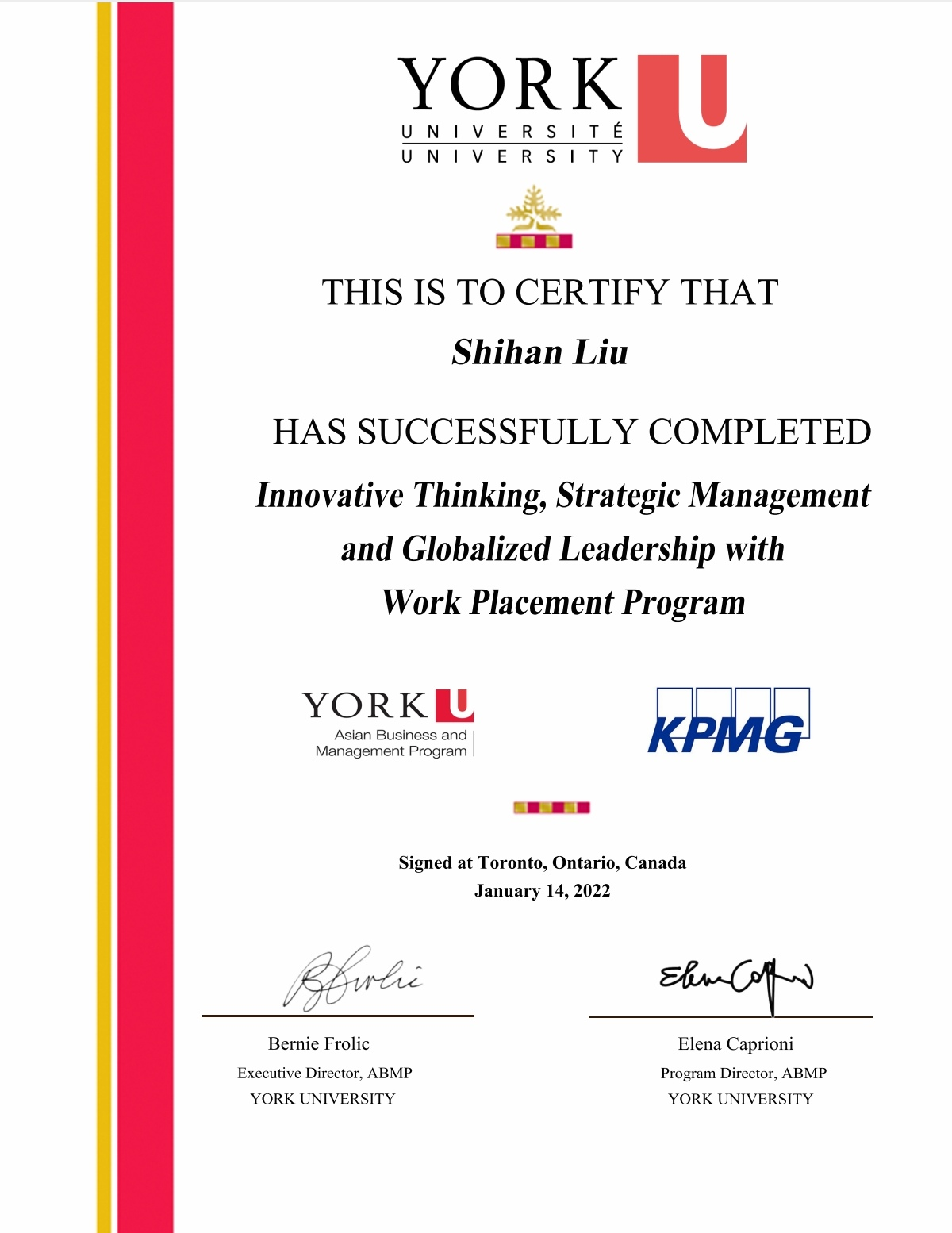 加拿大约克大学在线课程培训学习小结-C组-刘诗涵