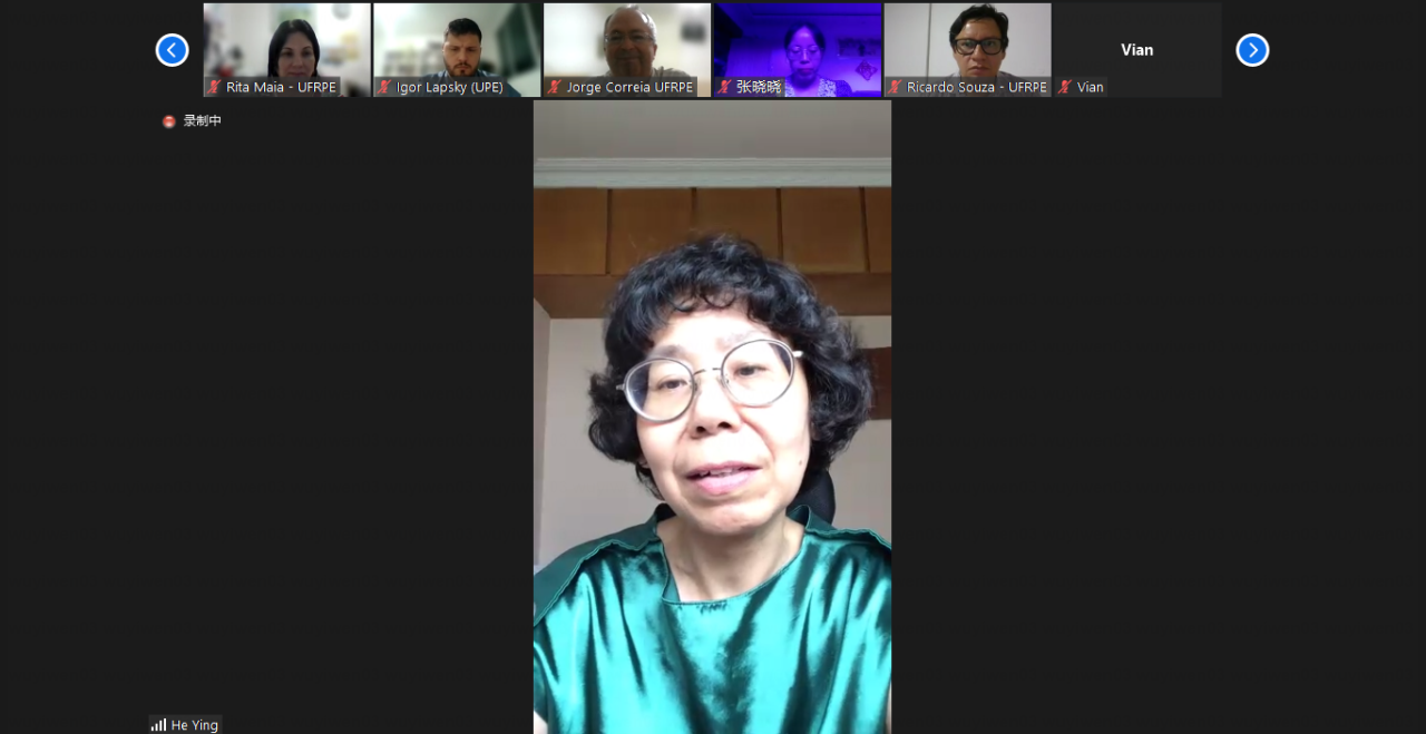 The speech of He Ying